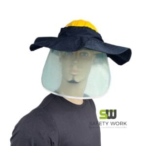 PAVA PARA CASCO EN DRILL AZUL